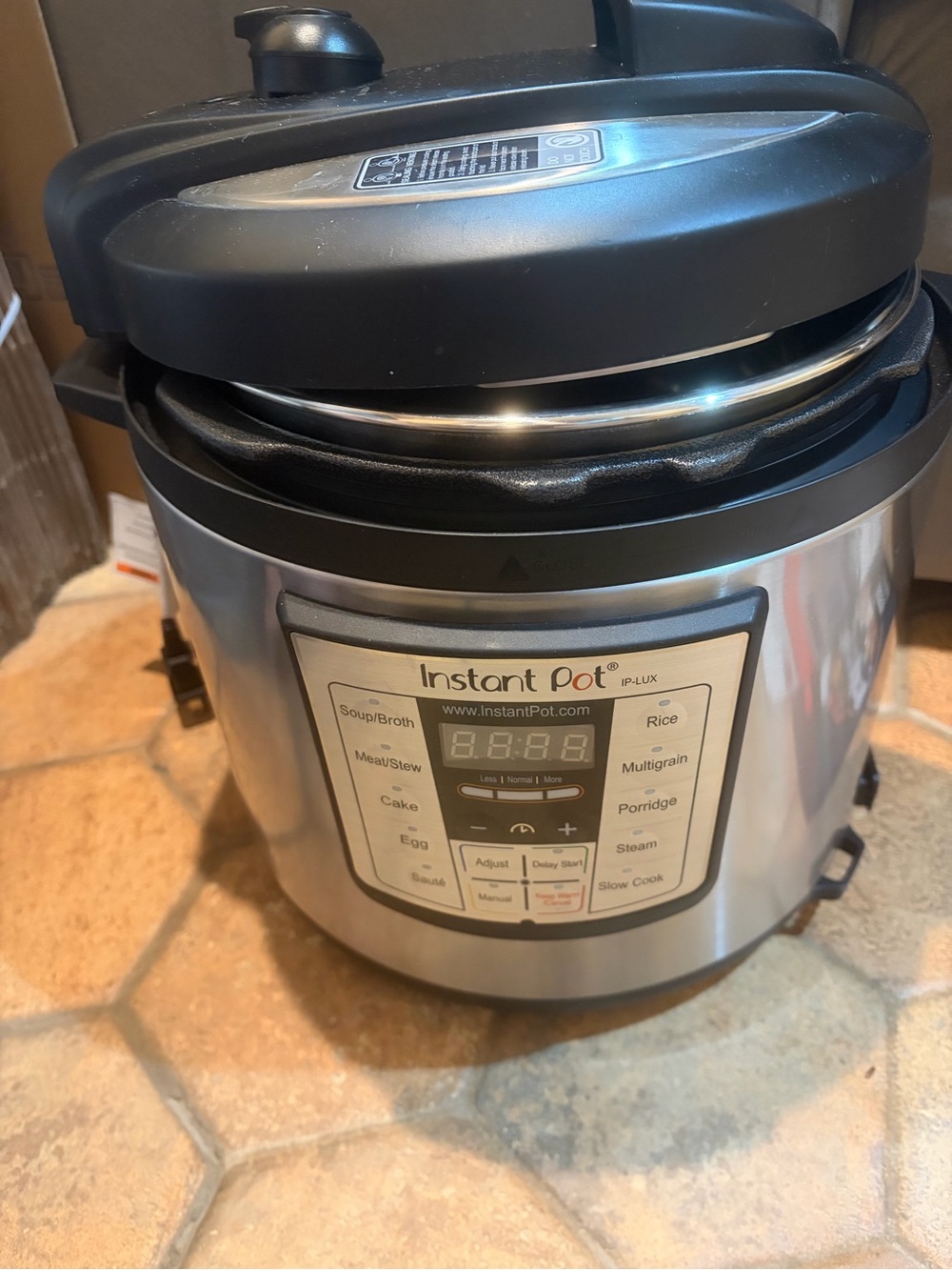 Instant Pot Electric Multi-Cooker in Stainless Steel and Black